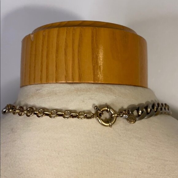 J.Crew Tortoise Crystal Flower Statement Necklace - Picture 10 of 11